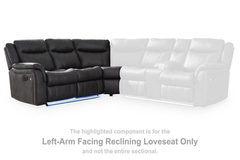 Perarrygin LAF Reclining Loveseat