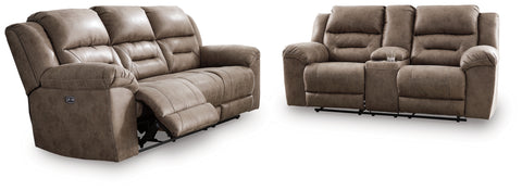 Stoneland Sofa and Loveseat