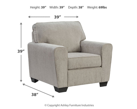 Cashton Chair and Ottoman