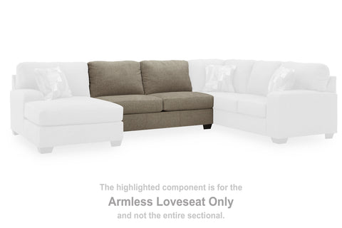 Newellen Armless Loveseat