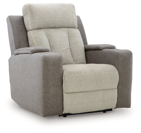 Stately Check PWR Recliner/ADJ Headrest