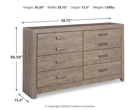 Culverbach King Panel Bed with Dresser