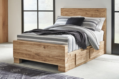Hyanna Full Panel Bed with 2 Side Storage