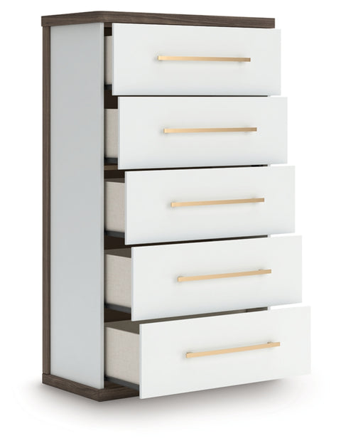 Mazilar Five Drawer Chest