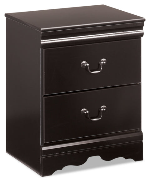 Huey Vineyard Full Sleigh Headboard Bed with Mirrored Dresser, Chest and 2 Nightstands