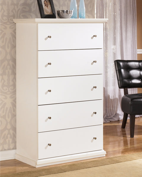 Bostwick Shoals King/California King Panel Headboard Bed with Mirrored Dresser and Chest