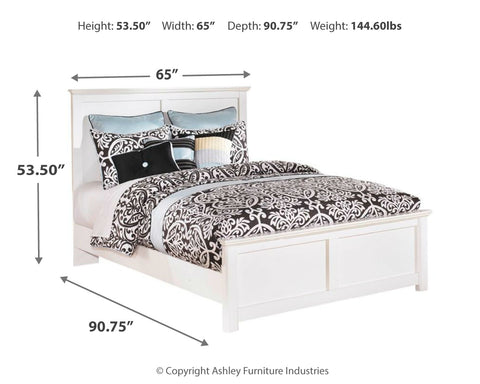 Bostwick Shoals Queen Panel Bed with Mirrored Dresser