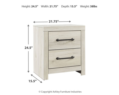 Cambeck Queen Panel Bed with Mirrored Dresser and Nightstand