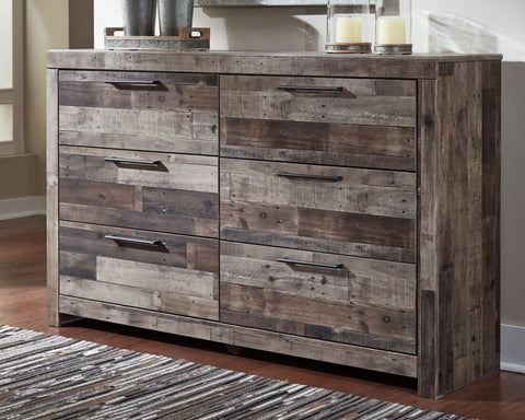 Derekson Full Panel Headboard Bed with Dresser