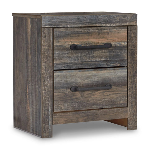 Drystan Queen/Full Bookcase Headboard Bed with Mirrored Dresser and 2 Nightstands