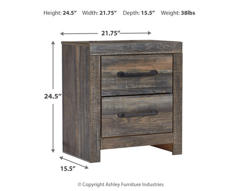 Drystan Full Bookcase Bed with 4 Storage Drawers with Mirrored Dresser, Chest and Nightstand