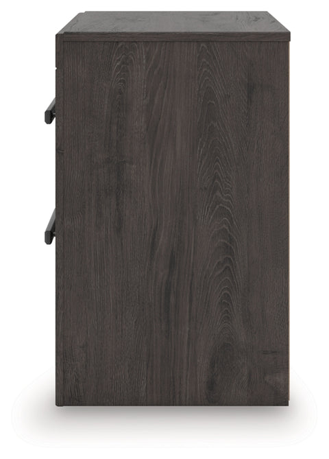 Prendonea Two Drawer Night Stand
