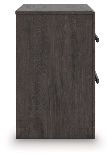 Prendonea Two Drawer Night Stand