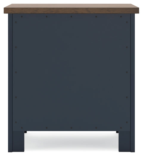 Landocken Two Drawer Night Stand