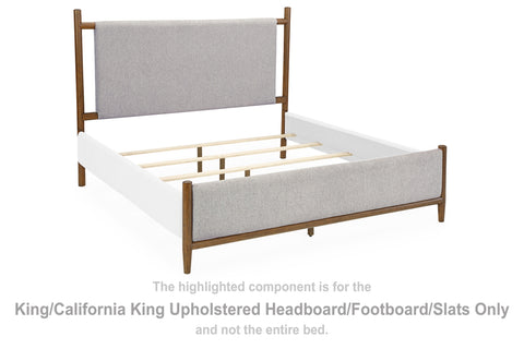 Lyncott King/California King Upholstered Headboard/Footboard/Roll Slats