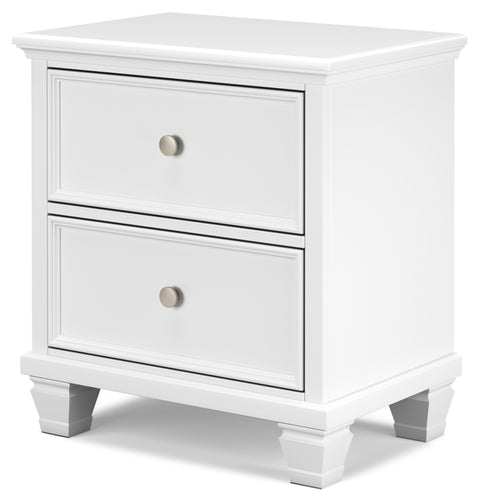 Fortman California King Panel Bed with Mirrored Dresser and Nightstand