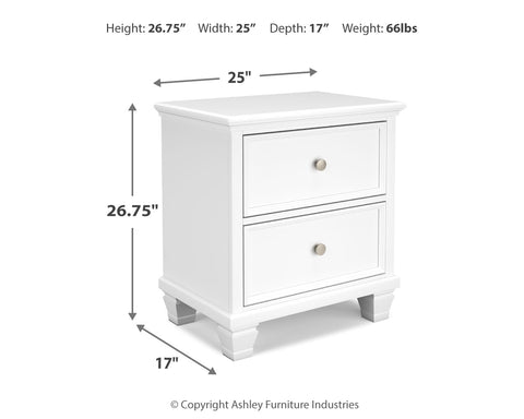 Fortman Queen Panel Bed with Mirrored Dresser, Chest and Nightstand