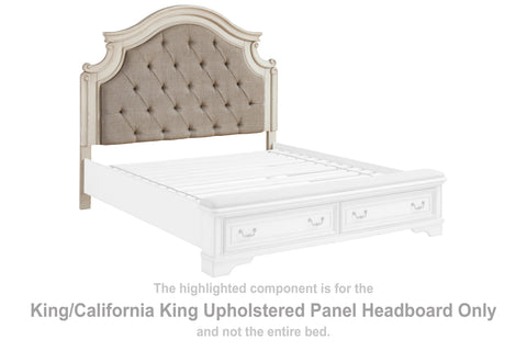 Realyn King/California King Upholstered Panel Headboard