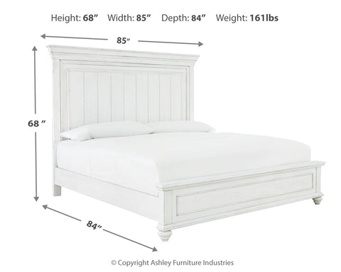 Kanwyn King Panel Bed with Dresser