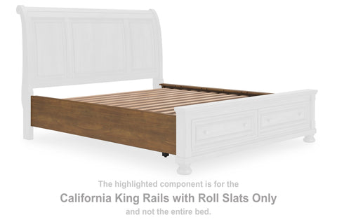 Vandenmore Cal King Rails with Roll Slats