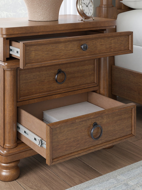 Chadworth Three Drawer Night Stand