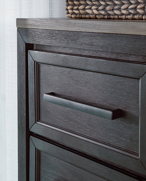 Foyland California King Panel Storage Bed with Dresser