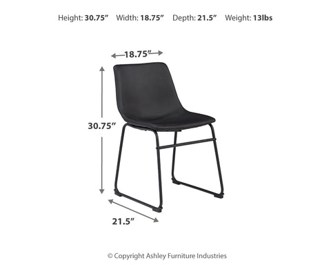 Centiar Dining Table and 2 Chairs