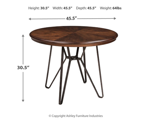 Centiar Dining Table and 4 Chairs