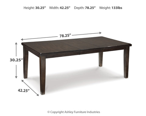 Haddigan Dining Table and 4 Chairs with Storage