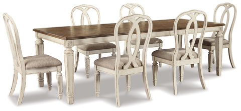Realyn Dining Table and 6 Chairs