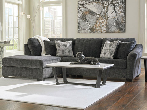 Grey fabric Sectional