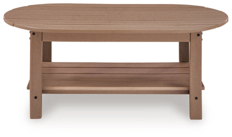 Cliffs Beach Oval Cocktail Table