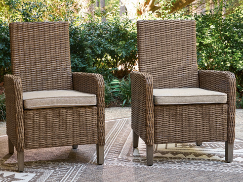 Revare Beach Arm Chair With Cushion (2/CN)