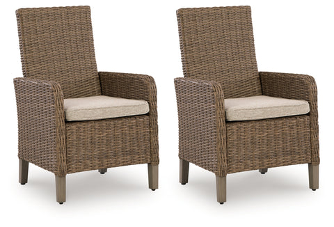 Revare Beach Arm Chair With Cushion (2/CN)