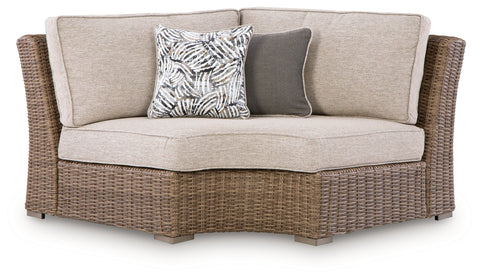 Revare Beach Curved Corner Chair w/Cushion