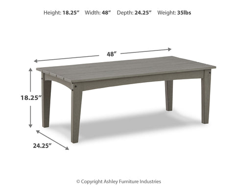 Visola Outdoor Coffee Table with 2 End Tables