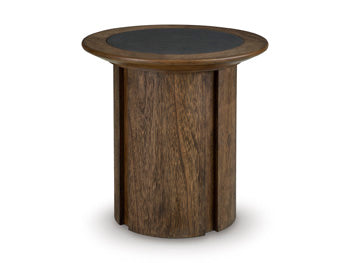 Dontayne Round End Table