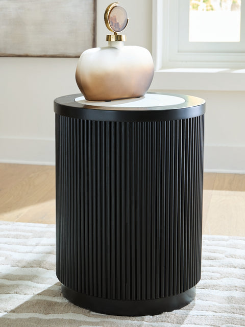 Grayman Round End Table