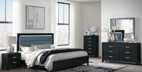 Queen Bedroom Set (Teal)