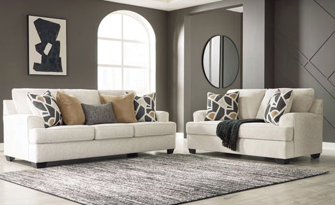 Beige Sofa Loveseat set